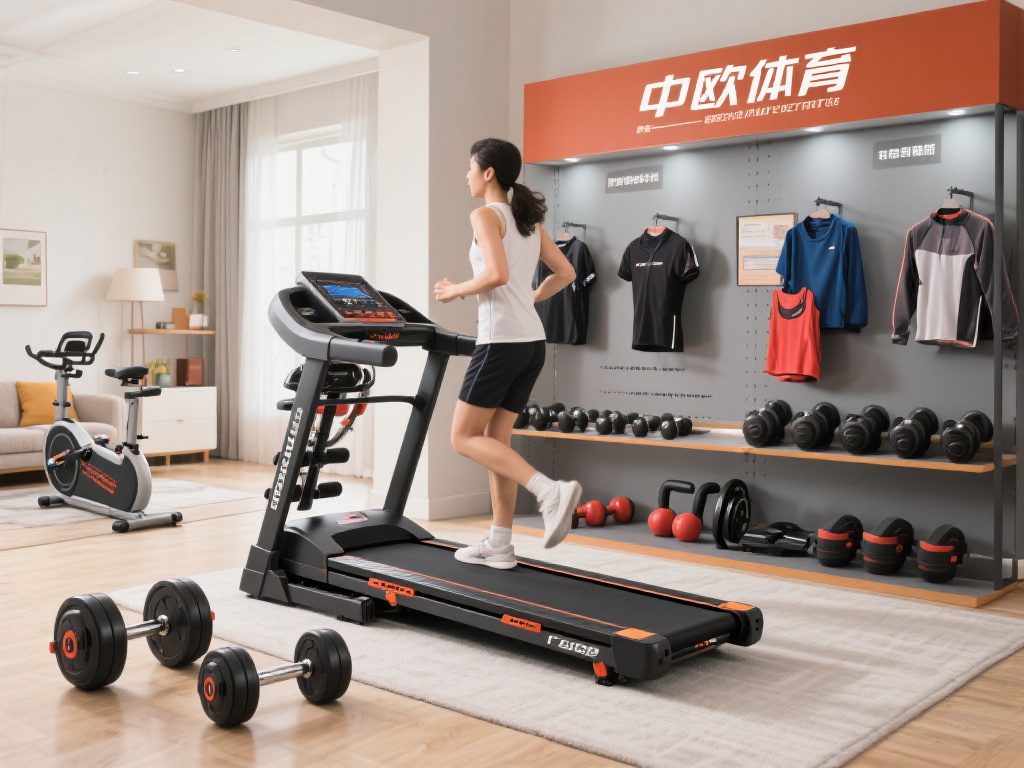 中欧体育的产品线涵盖了从健身器材到运动服饰的多个领